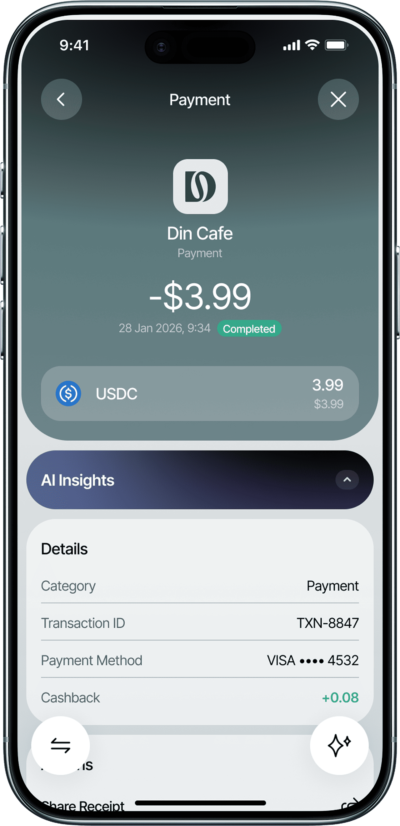 Payment Screen